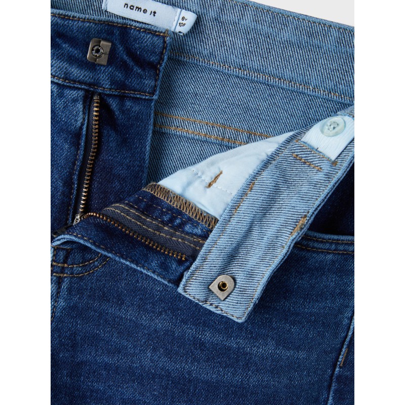 NAME IT Kids Caleb Baggy Fit Jeans - Medium Blue Denim