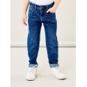 NAME IT Kids Caleb Baggy Fit Jeans - Medium Blue Denim