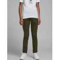 JACK & JONES Junior Marco Slim Fit Chinos - Forest Night