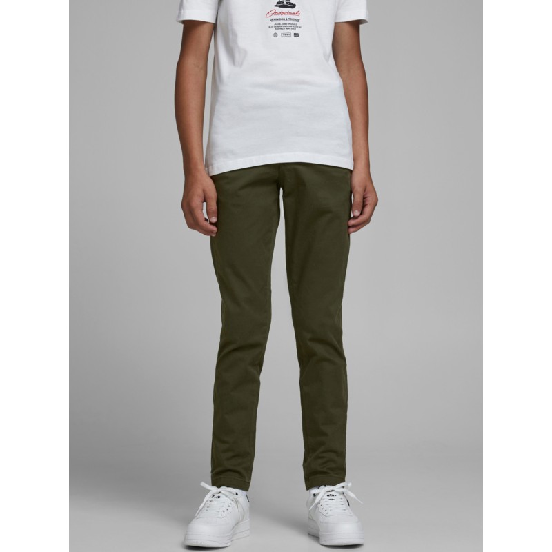 JACK & JONES Junior Marco Slim Fit Chinos - Forest Night