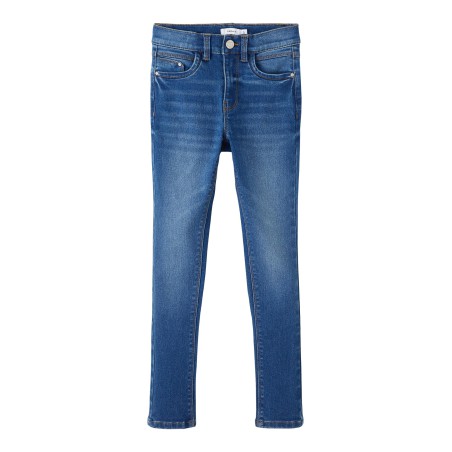 NAME IT Kids Polly Skinny Denim Jeans - Medium Blue Denim