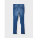 NAME IT Kids Polly Skinny Denim Jeans - Medium Blue Denim