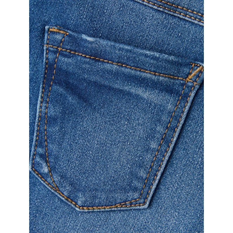 NAME IT Kids Polly Skinny Denim Jeans - Medium Blue Denim