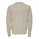 ONLY & SONS Onsedward Reg 7 Wool Crew Knit - Oatmeal