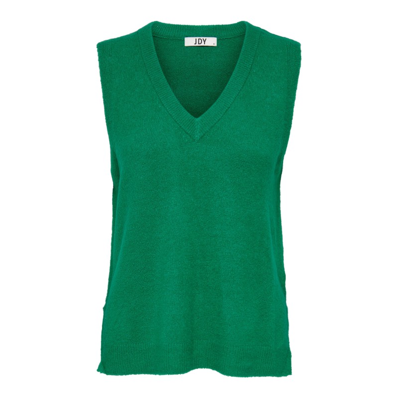 JDY Elanor Mia V-Hals Strik Vest - Bosphorus