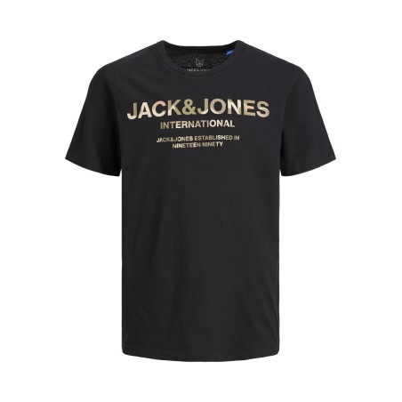 JACK & JONES Jorcamo Kortærmet Tee Crew Neck Junior - Sort