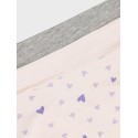 NAME IT Mini Pink Hearts Boxershorts 3-pak - Barely Pink