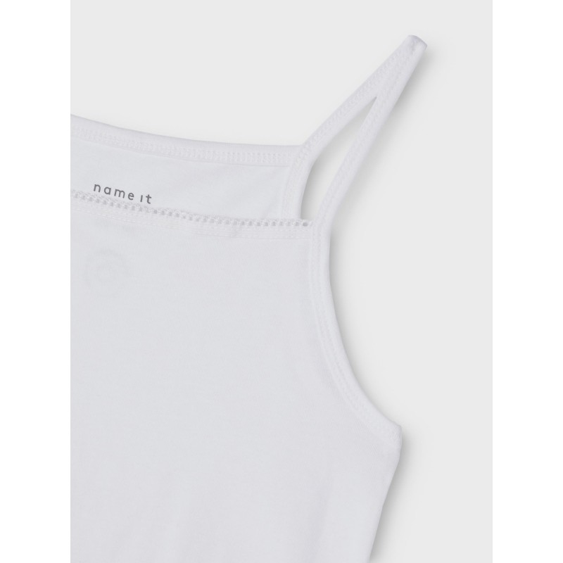 NAME IT Kids Stroptop 2-Pak - Bright White