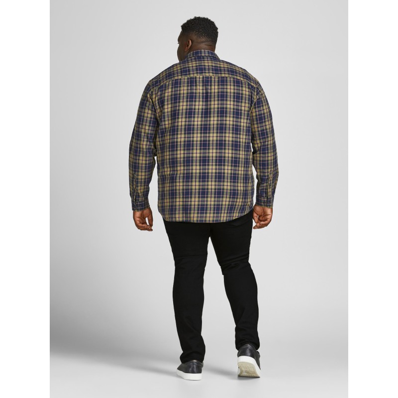 JACK & JONES Plus Tim Slim Fit Jeans - Sort