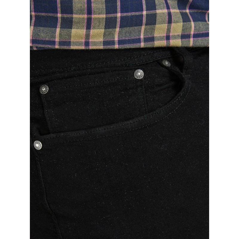 JACK & JONES Plus Tim Slim Fit Jeans - Sort