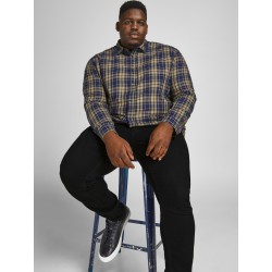 JACK & JONES Plus Tim Slim Fit Jeans - Sort