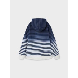 NAME IT Kids Kartin Langærmet Boxy Hoodie - Sargasso Sea