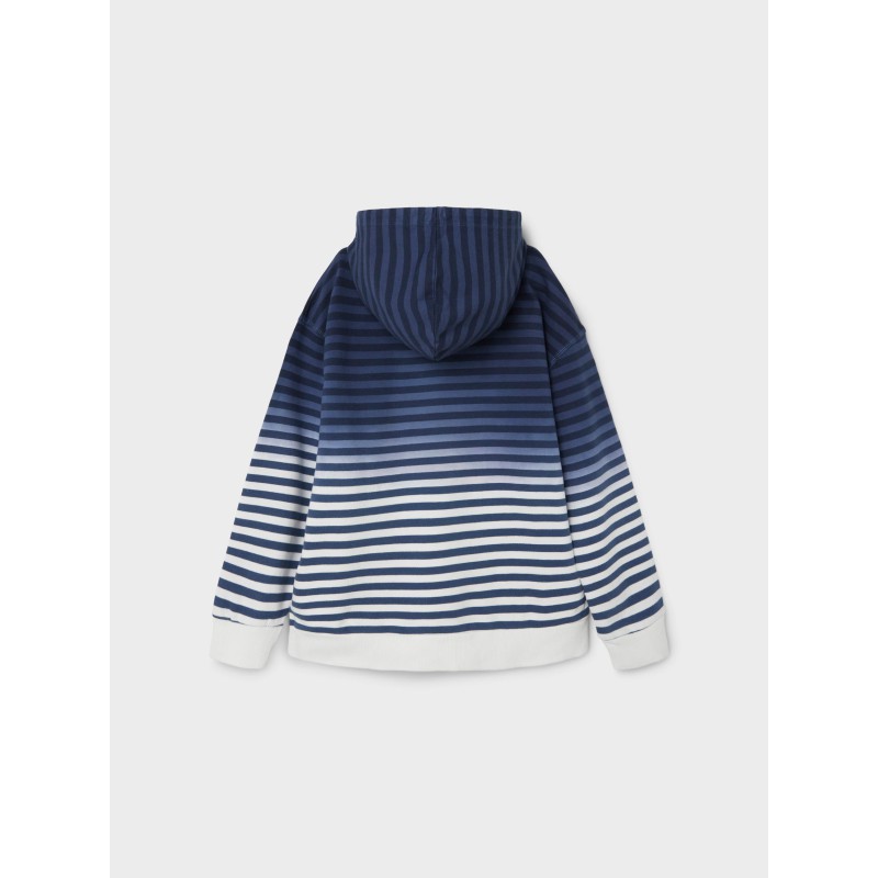 NAME IT Kids Kartin Langærmet Boxy Hoodie - Sargasso Sea