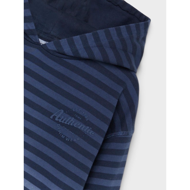 NAME IT Kids Kartin Langærmet Boxy Hoodie - Sargasso Sea