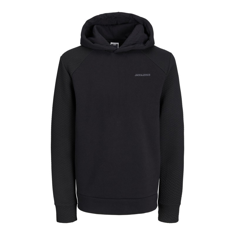 JACK & JONES JUNIOR Staple Quilt Sweat Hoodie - Sort