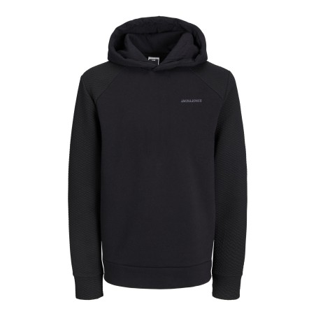 JACK & JONES JUNIOR Staple Quilt Sweat Hoodie - Sort