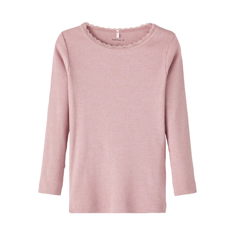 NAME IT Mini L/S Kab Bluse - Deauville Mauve