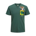 JACK & JONES Jul Lomme T-Shirt - Trekking Green
