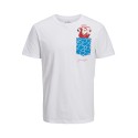 JACK & JONES Jul Lomme T-Shirt - Bright White