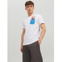 JACK & JONES Jul Lomme T-Shirt - Bright White