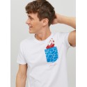 JACK & JONES Jul Lomme T-Shirt - Bright White