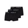 NAME IT Kids Boxershorts 3-Pak - Sort Med Hvid Logo