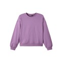 LMTD Kim Kort Bred Sweatshirt - Pale Pansy