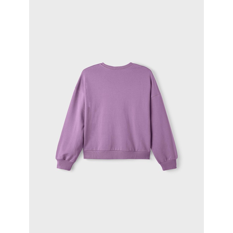 LMTD Kim Kort Bred Sweatshirt - Pale Pansy