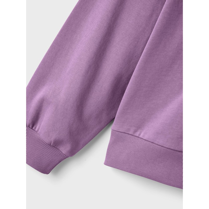 LMTD Kim Kort Bred Sweatshirt - Pale Pansy