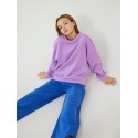 LMTD Kim Kort Bred Sweatshirt - Pale Pansy