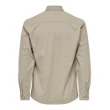 ONLY & SONS Onsyuki Reg Btn Down Paspel Langærmet Shirt - Chinchilla