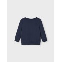 NAME IT Mini Vismas Langærmet Jule Sweatshirt - Dark Sapphire