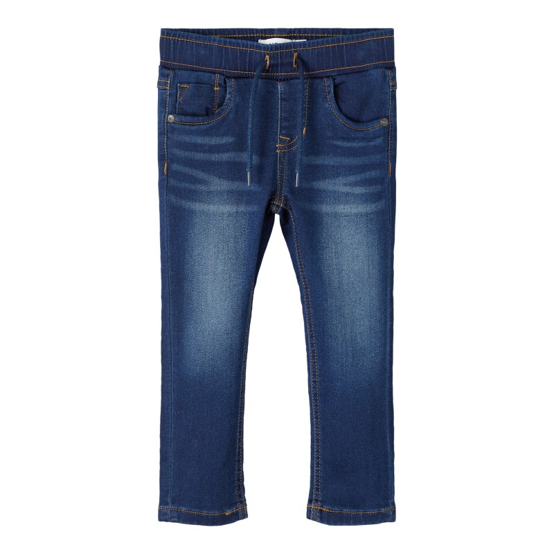 NAME IT Ryan Slim Swe Jeans 2472-Th - Dark Blue Denim