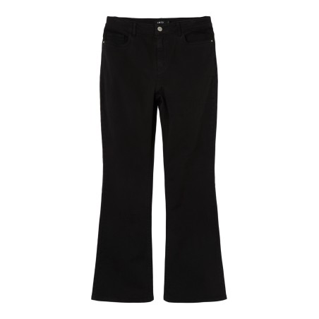 LMTD Tazza Twi Højtaljede Bootcut Bukser - Sort