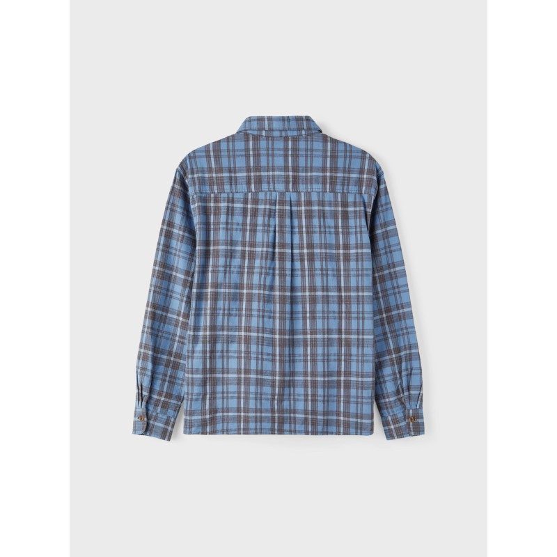 LMTD Rojo Langærmet Check Skjorte - Captains Blue