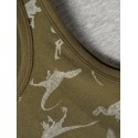 NAME IT Mini Tank Top Dino 2-pak - Olive Night