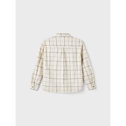 LMTD Tojo Langærmet Check Shirt - Turtledove
