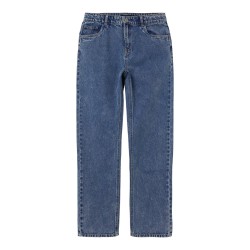 LMTD Toneizza Denim Dad Straight Bukser - Dark Blue Denim
