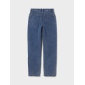 LMTD Toneizza Denim Dad Straight Bukser - Dark Blue Denim