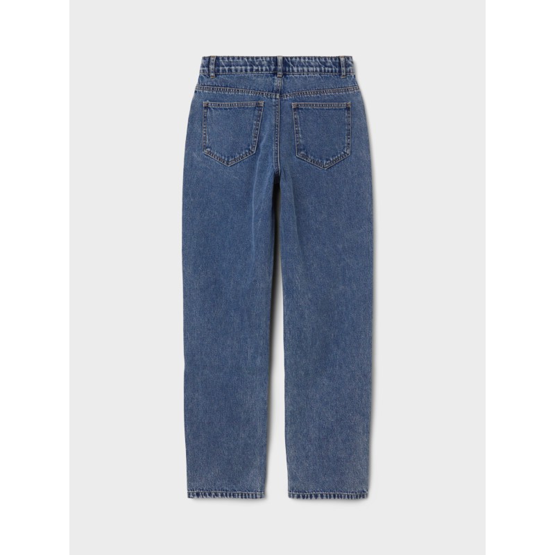 LMTD Toneizza Denim Dad Straight Bukser - Dark Blue Denim