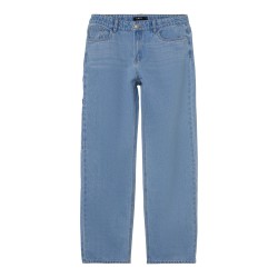 LMTD Workizza Dad Fit Bukser - Light Blue Denim