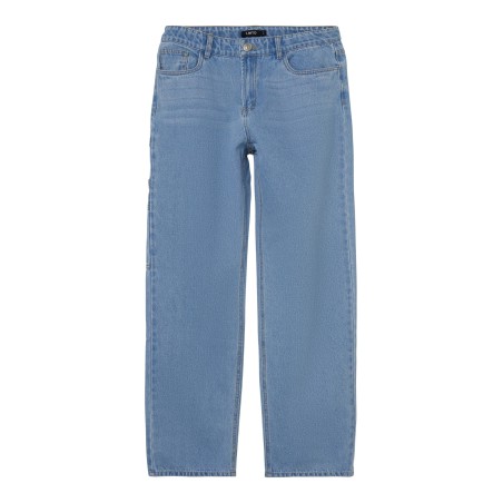 LMTD Workizza Dad Fit Bukser - Light Blue Denim