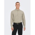 ONLY & SONS Yuki Skjorte - Chinchilla