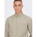 ONLY & SONS Yuki Skjorte - Chinchilla