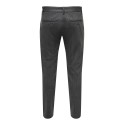 ONLY & SONS Mark Tap Chino Bukser - Dark Grey Melange