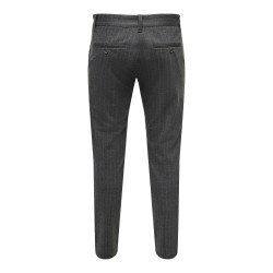 ONLY & SONS Mark Tap Chino Bukser - Dark Grey Melange