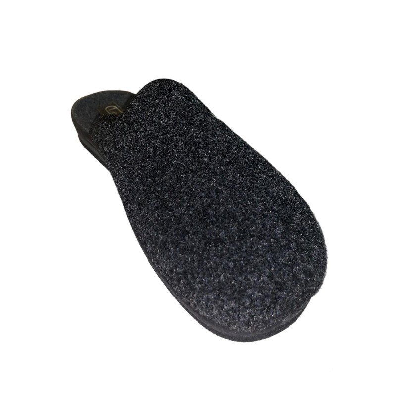 ØLHOLM Le Soft Filt Hjemmesko - Mørk Grå Melange