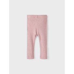 NAME IT Baby Rib Leggings - Deauville Mauve Melange