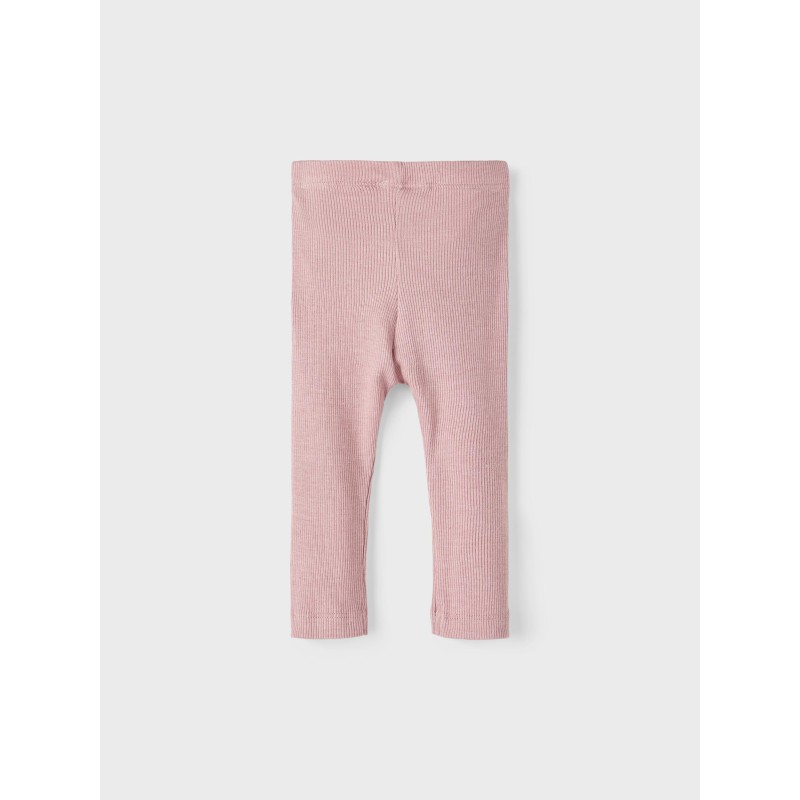 NAME IT Baby Rib Leggings - Deauville Mauve Melange