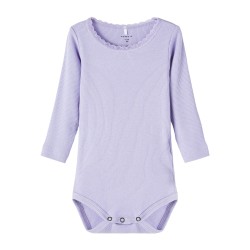 NAME IT langærmet bodystocking | Økologisk Bomuld | Shop trygt her!
